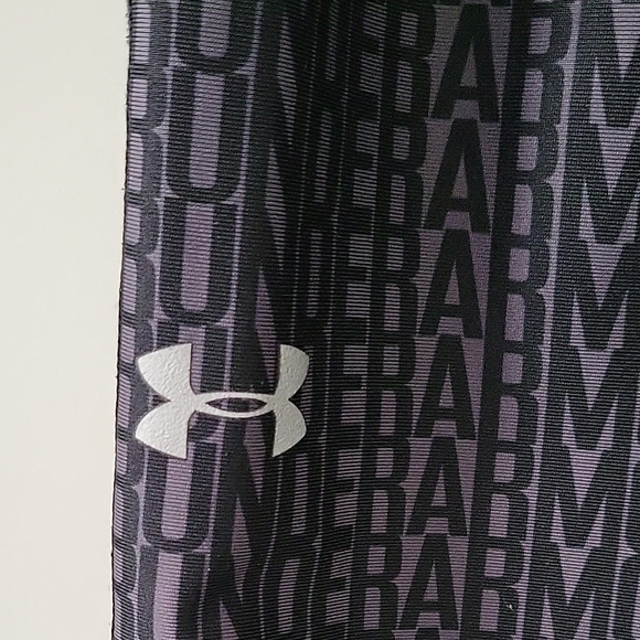 Under Armour Black and Gray Geometric Pants - Picture 3 of 6
